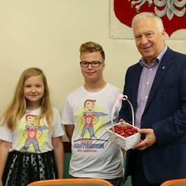 Mali bohaterowie u prezydenta