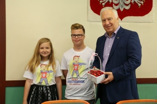 Mali bohaterowie u prezydenta