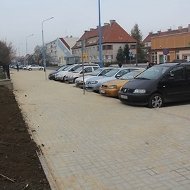 Nowy chodnik przy Marynarskiej