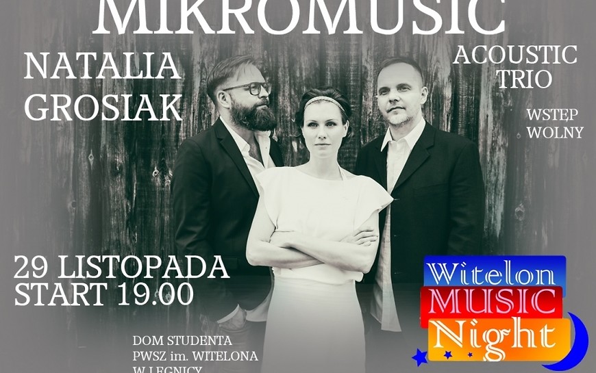 Mikromusic Acoustic Trio na Witelon Music Night