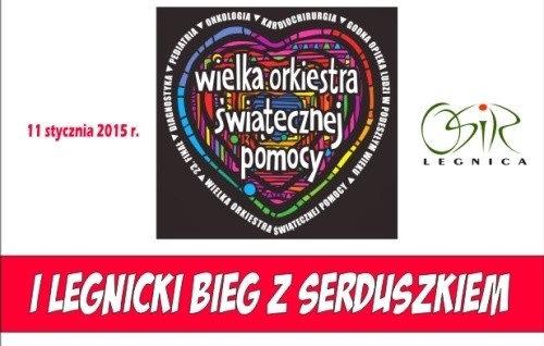 Pobiegnijmy dla Wielkiej Orkiestry Świątecznej Pomocy. I Legnicki Bieg z Serduszkiem