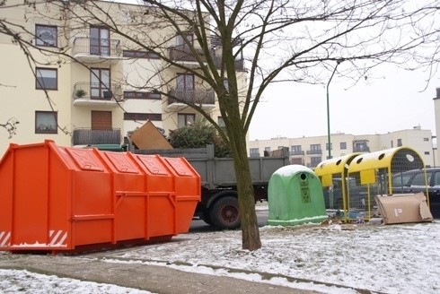 Poświąteczna zbiórka choinek