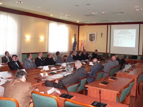 Spotkanie na temat organizacji Centrów Powiadamiania Ratunkowego