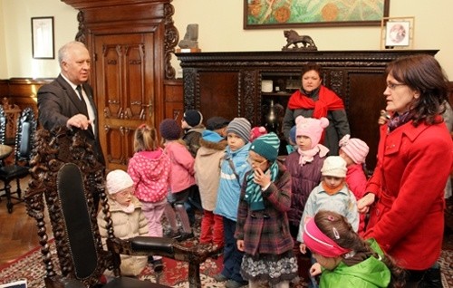 Przedszkolaki z wizytą u prezydenta