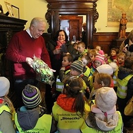 Świąteczne odwiedziny przedszkolaków u prezydenta