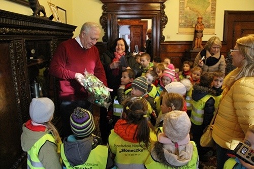 Świąteczne odwiedziny przedszkolaków u prezydenta