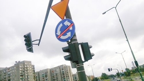 Rondo Niepodległości i ul. Sikorskiego w przebudowie