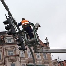 Skrzyżowanie na pl. Wilsona bez sygnalizacji