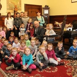 Przedszkolaki u prezydenta