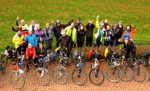 Rajd rowerowy z ogniskiem