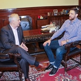 Prezydent spotkał się z Piotrem Gruszką