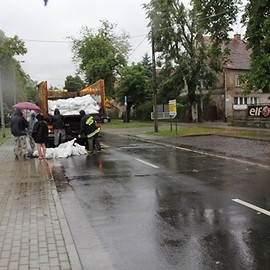 Skutki ulewy nad Legnicą