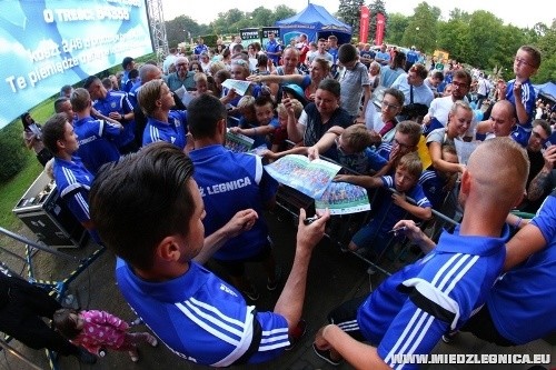 Rodzina Miedzi przedstawiła się legniczanom