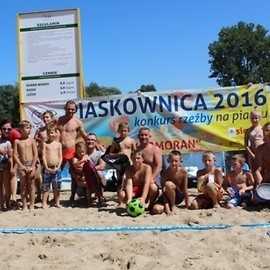 Rzeźby z piasku na Piaskownicy 2016