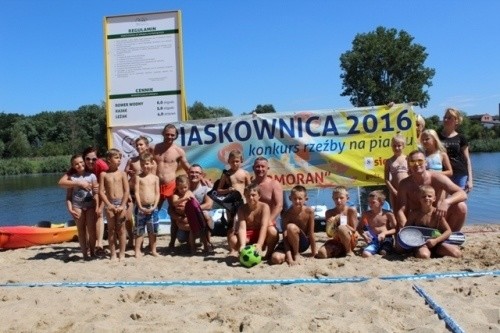 Rzeźby z piasku na Piaskownicy 2016