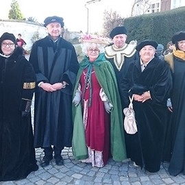 Senior z seniorem i św. Marcinem w Blansku