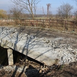 Remont mostu nad Młynówką