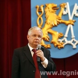 Wizyta Prezydenta RP Lecha Kaczyńskiego w Legnicy