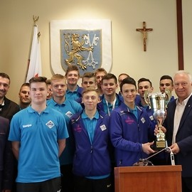Wicemistrzowie Polski u prezydenta