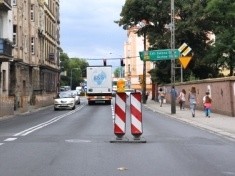 Zapadła się jezdnia na ul. Kartuskiej