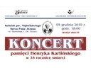 Koncert pamięci Henryka Karlińskiego