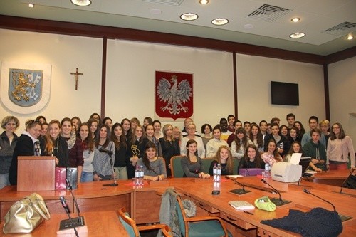 Licealiści z francuskiego Gap z wizytą w Ratuszu