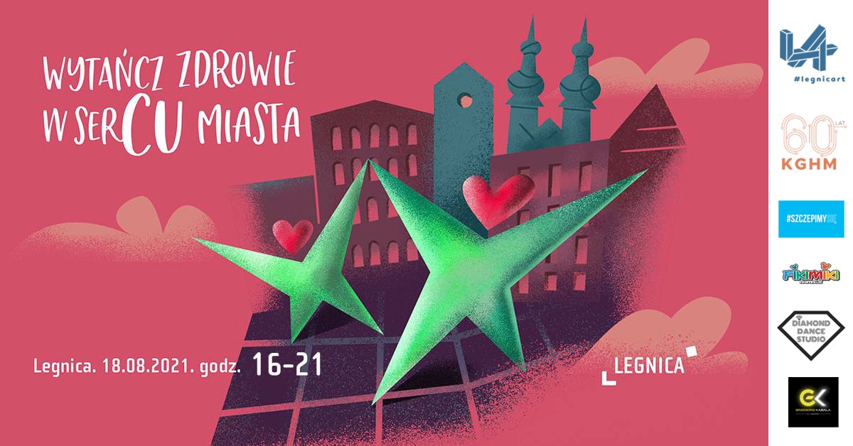 banner Wytańcz zdrowie w serCU miasta 18.08.2021