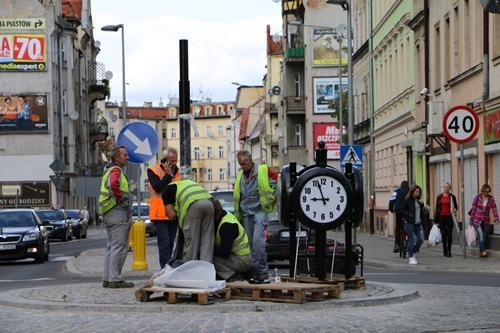 zegar na Jaworzynskiej 1