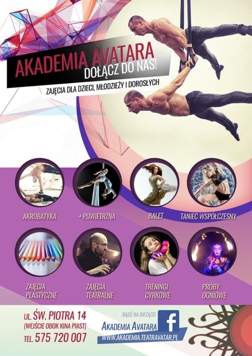 plakat, teatr avatar