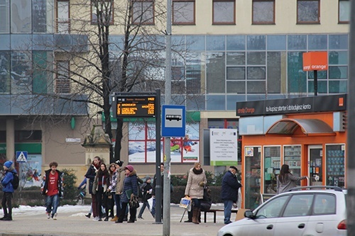 przystanek ayutobusowy w Legnicy