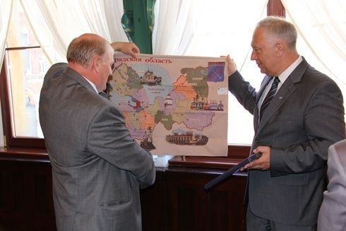 Goście z obwodu Leningradzkiego w Legnicy