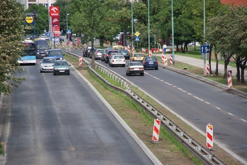 Koniec remontu odcinka południowej jezdni al. Piłsudskiego.