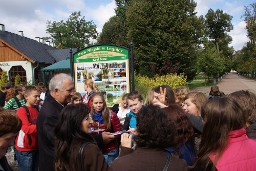Otwarcie Edukacyjnej  Ścieżki Przyrodniczej w parku