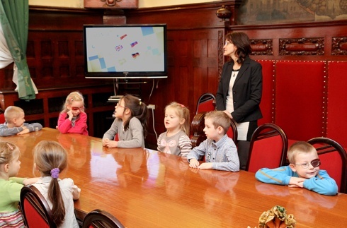 Przedszkolaki z wizytą u prezydenta