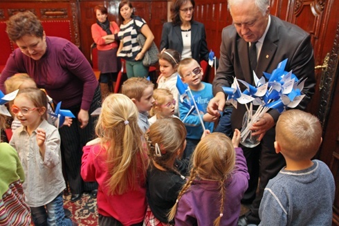 Przedszkolaki z wizytą u prezydenta