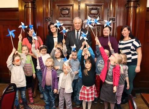 Przedszkolaki z wizytą u prezydenta