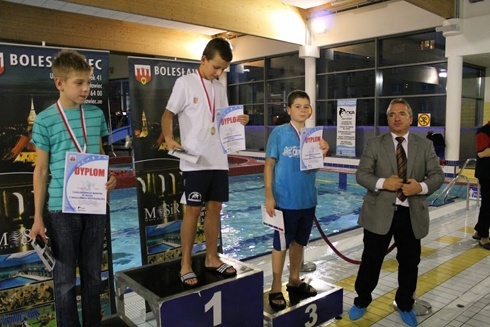 Trzecie miejsca zajęli: Krzysztof Gliwiński (10-12 lat)