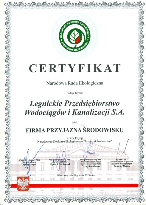 certyfikat dla LPWiK