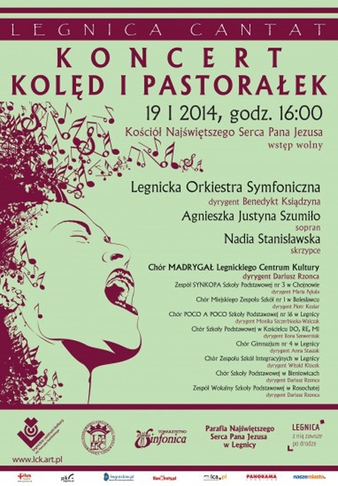plakat Koncert kolęd i pastorałek