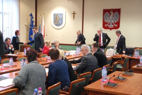 Z sesji Rady miejskiej