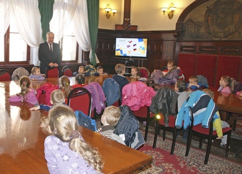 Przedszkolaki z wizytą u prezydenta