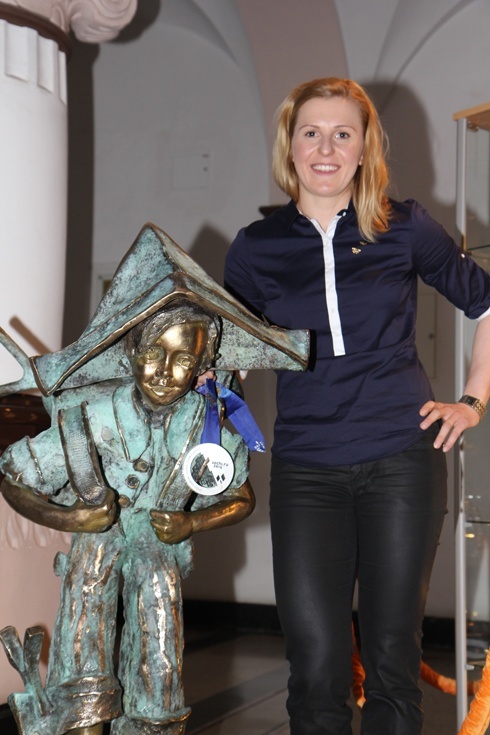 Wicemistrzyni olimpijska z przedświąteczną wizytą w Ratuszu