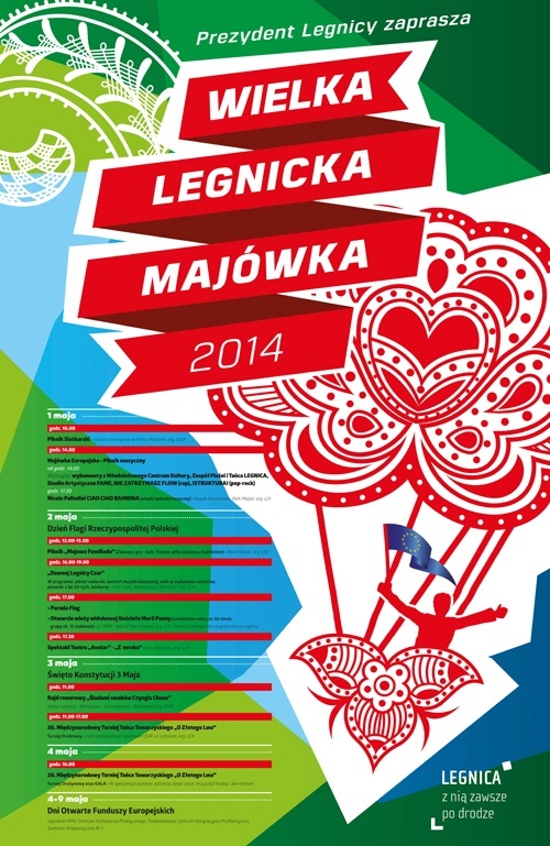 plakat majowy Legnica 2014