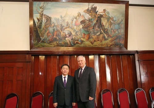 Ambasador Mongolii z wizytą w Legnicy