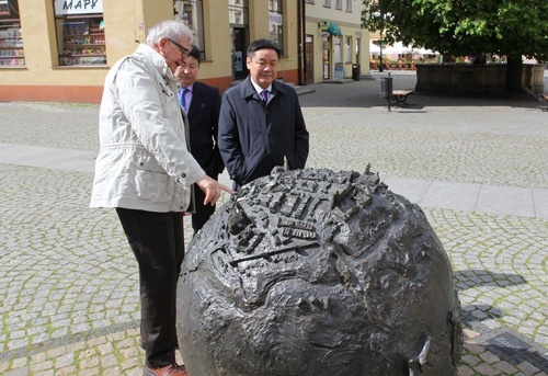 Ambasador Mongolii z wizytą w Legnicy