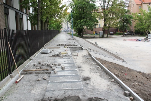 ul. Klubowa - budowa