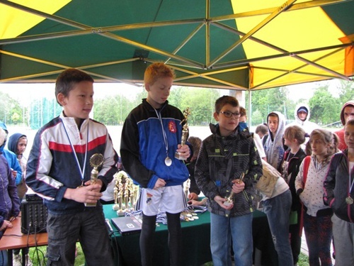 Młodzież biegała nad Kaczawą