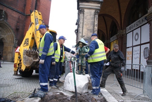Julek stanął przy Rynku