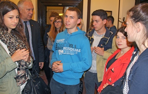 Młodzi Niemcy z wizytą w Legnicy