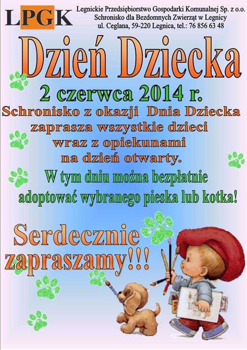 Dzień Dziecka w Schronisku dla Zwierząt